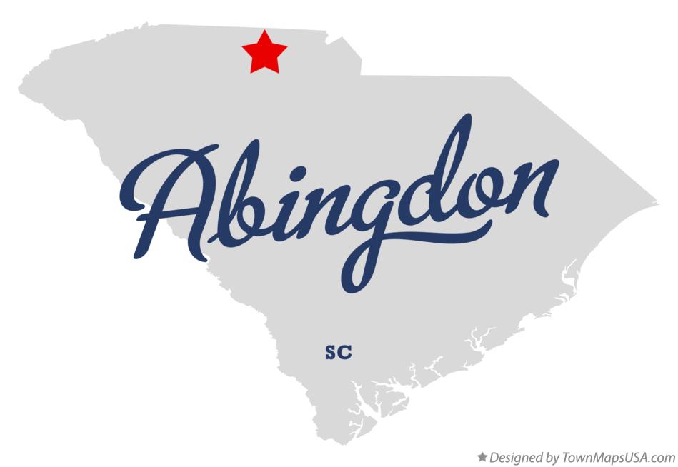 Map of Abingdon, SC, South Carolina