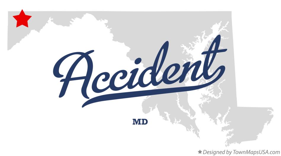 Map of Accident, MD, Maryland