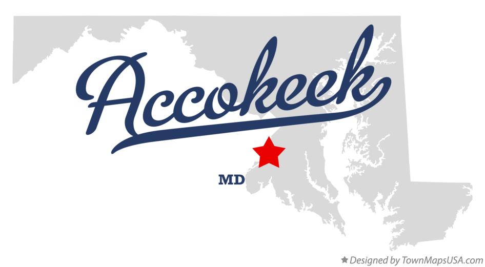 Map of Accokeek, MD, Maryland