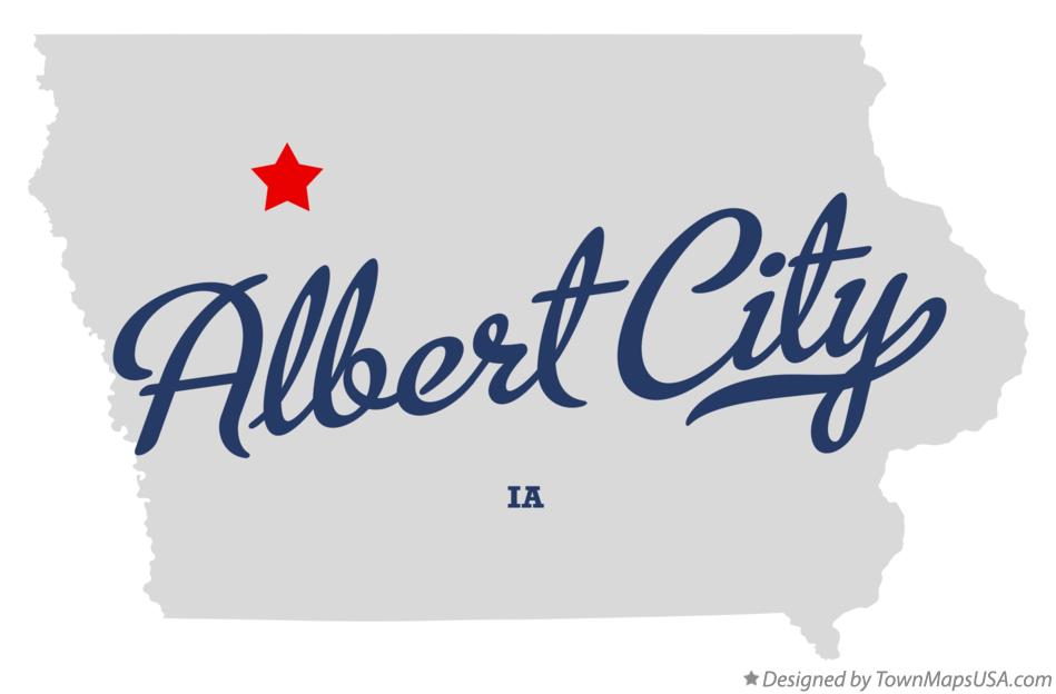 Map of Albert City, IA, Iowa