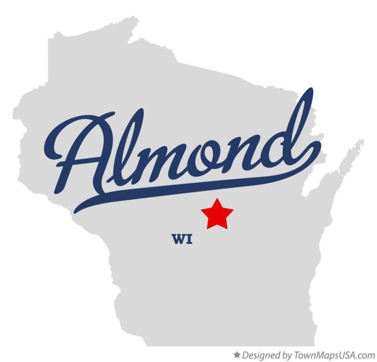 Map of Almond, WI, Wisconsin