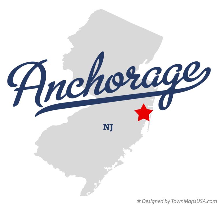 Map of Anchorage, NJ, New Jersey