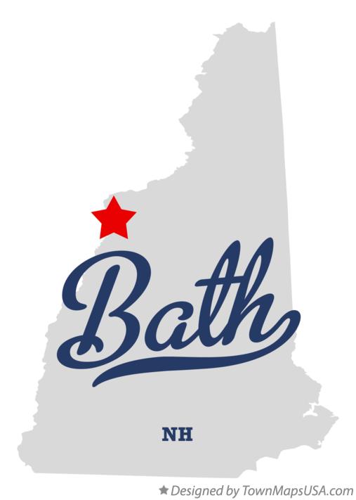 Map of Bath, NH, New Hampshire