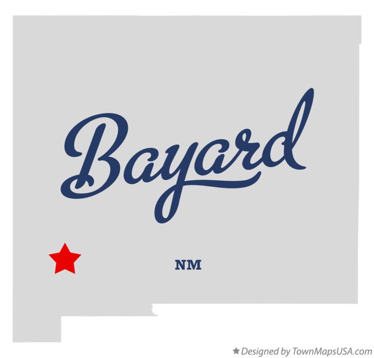 Map of Bayard, NM, New Mexico