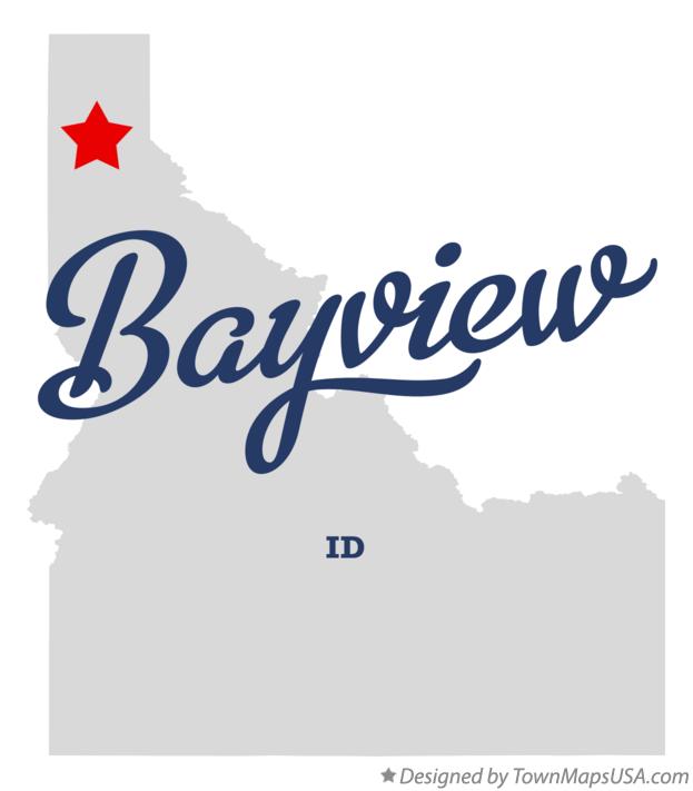Map of Bayview, ID, Idaho