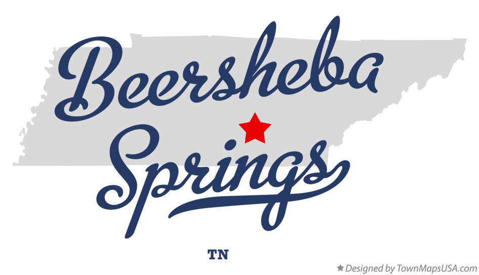 Map of Beersheba Springs, TN, Tennessee