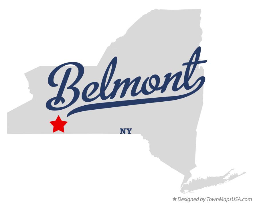 Map of Belmont, NY, New York