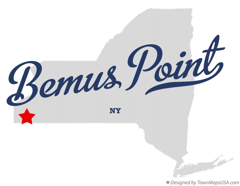 Map of Bemus Point, NY, New York