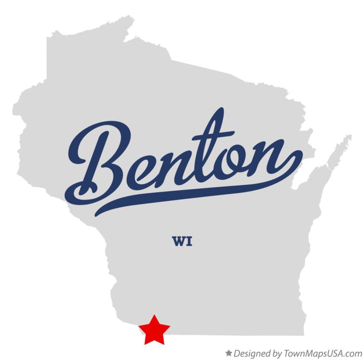 Map of Benton, WI, Wisconsin