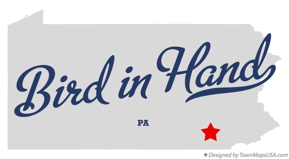 Map of Bird in Hand, PA, Pennsylvania