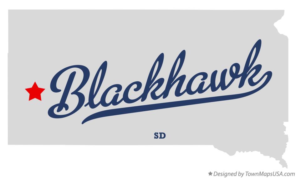 Map of Blackhawk, SD, South Dakota