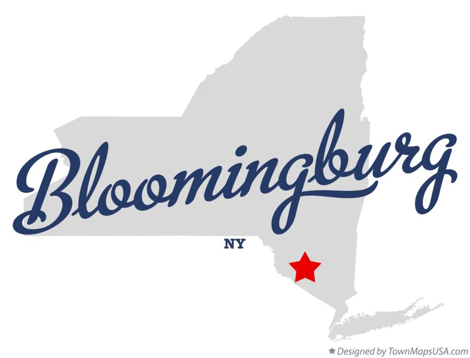 Map of Bloomingburg, NY, New York
