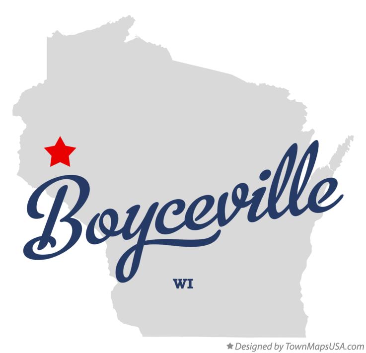 Map of Boyceville, WI, Wisconsin