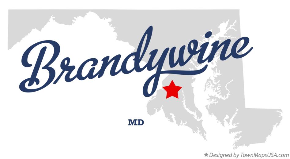 Map of Brandywine, MD, Maryland