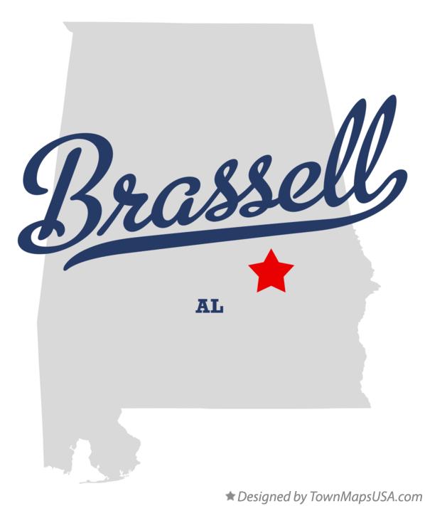Map of Brassell, AL, Alabama