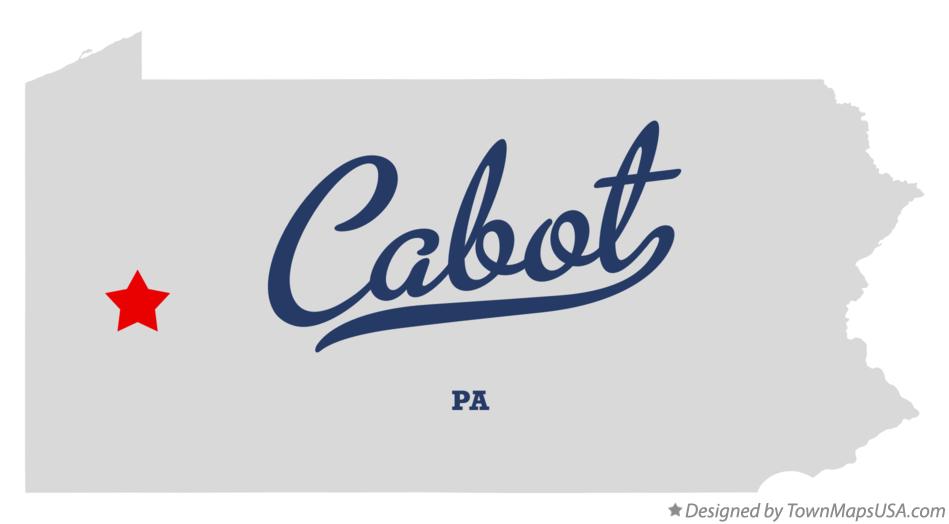 Map of Cabot, PA, Pennsylvania
