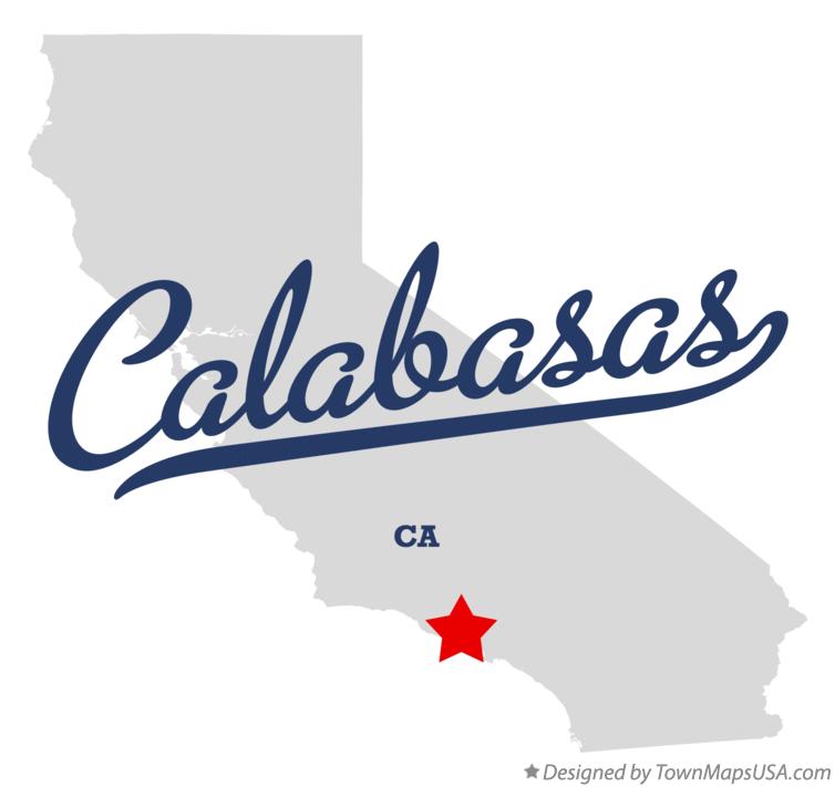 Map of Calabasas, CA, California