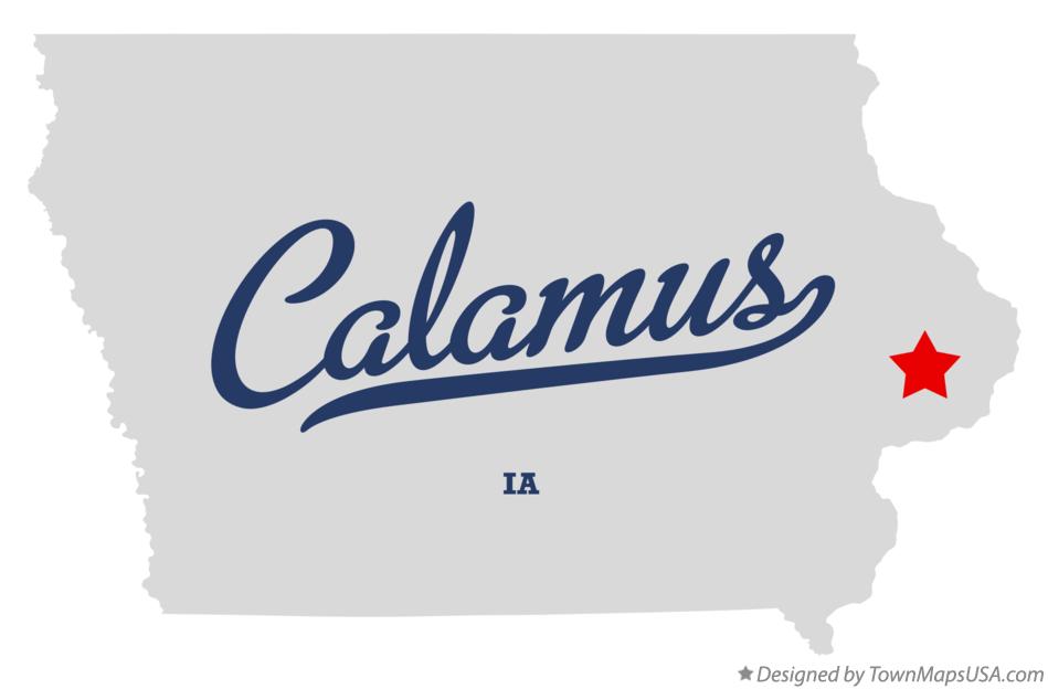 Map of Calamus, IA, Iowa