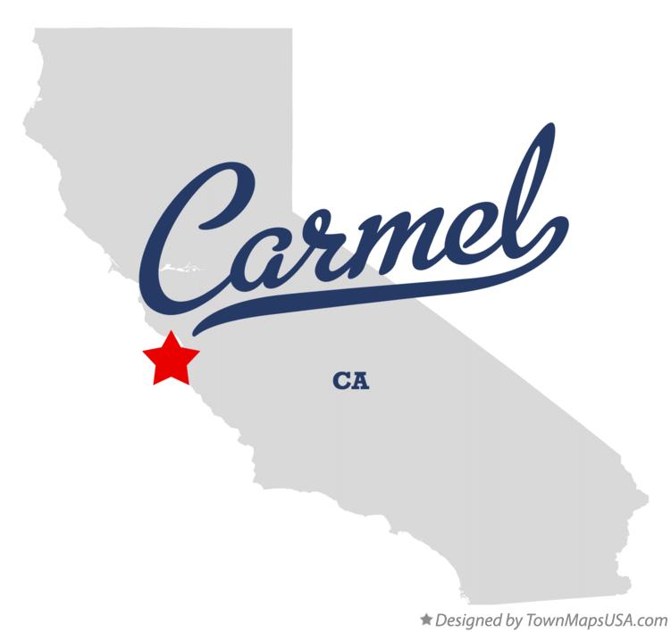 Map of Carmel, CA, California