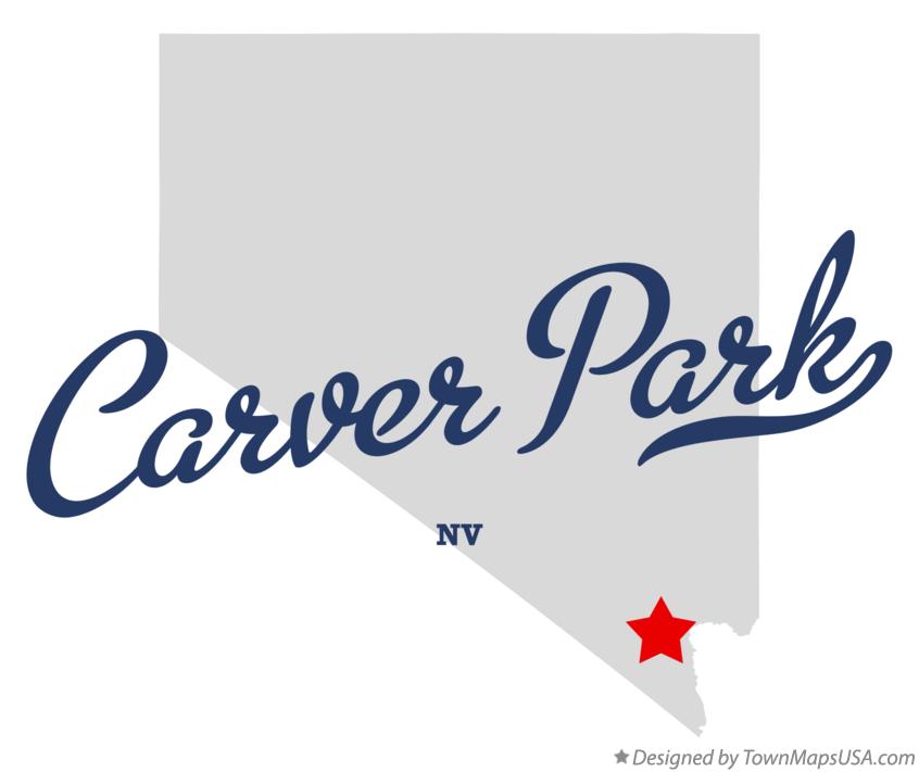 Map of Carver Park, NV, Nevada