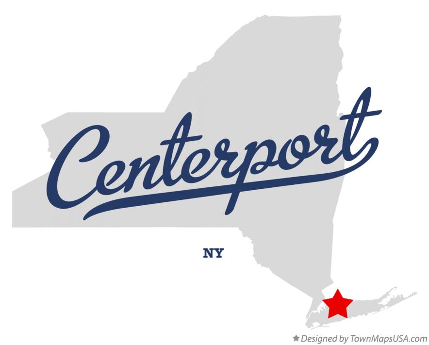 Map of Centerport, NY, New York