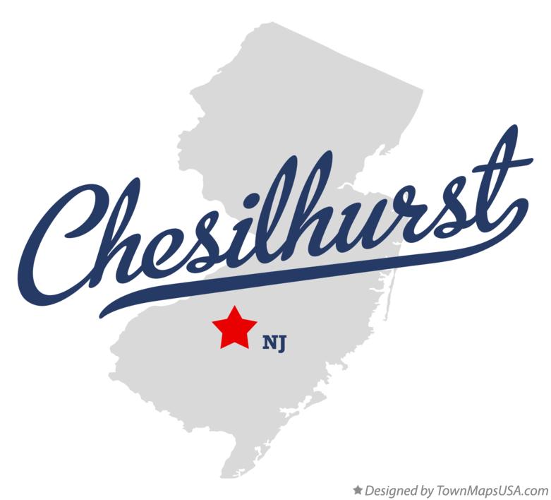Map of Chesilhurst, NJ, New Jersey