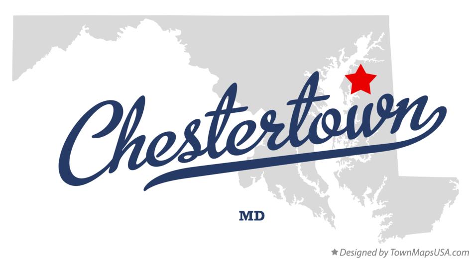 Map of Chestertown, MD