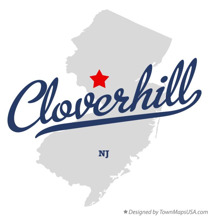 Map of Cloverhill, NJ, New Jersey