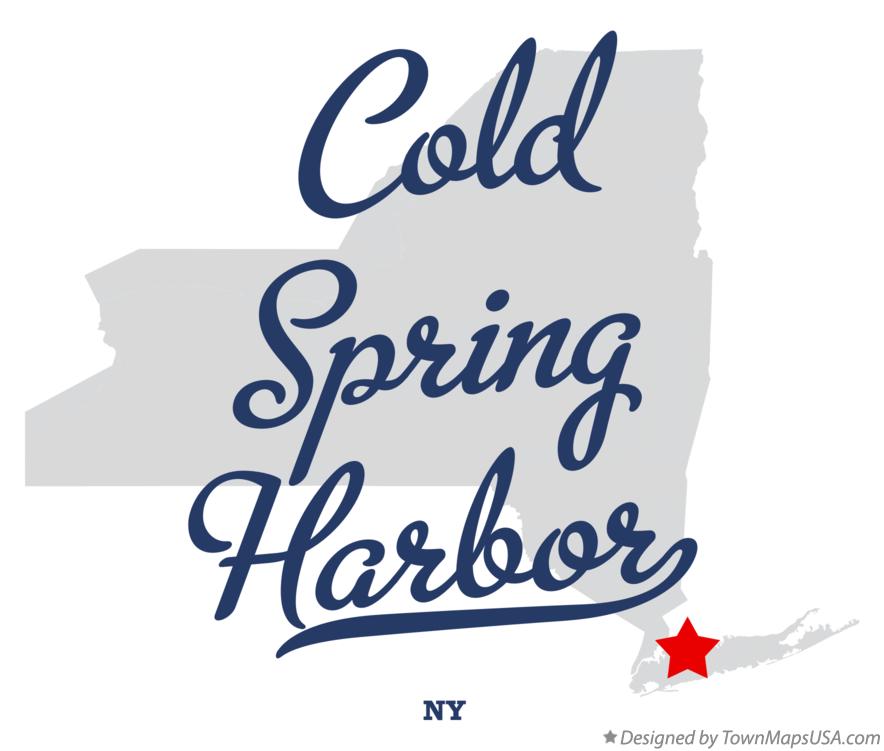 Map of Cold Spring Harbor, NY, New York
