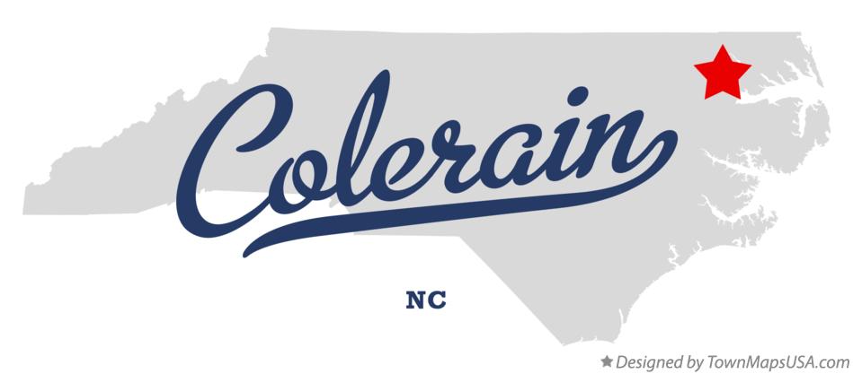 Map of Colerain North Carolina NC