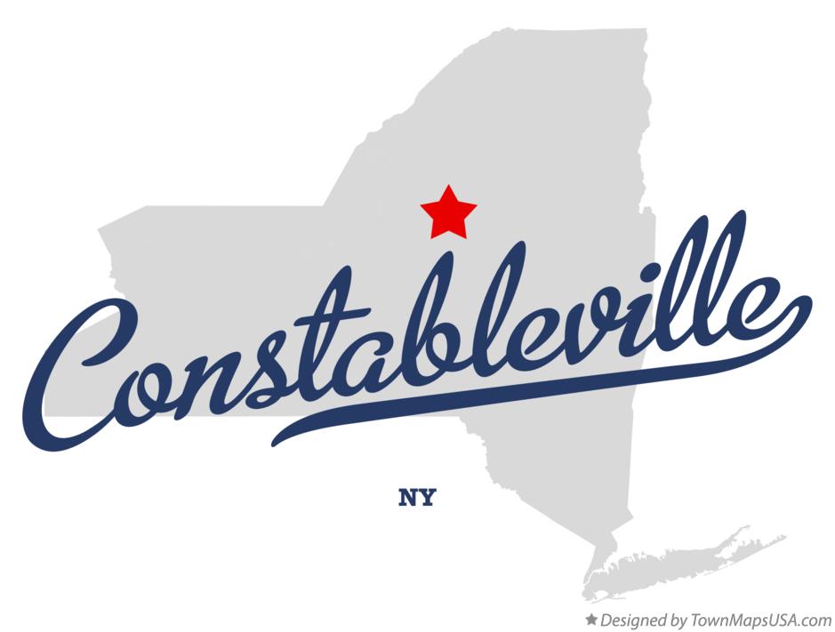 Map of Constableville, NY, New York