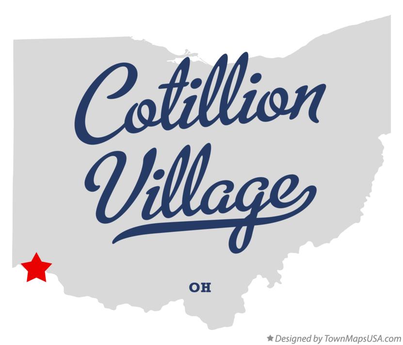 Map of Cotillion Village, OH, Ohio