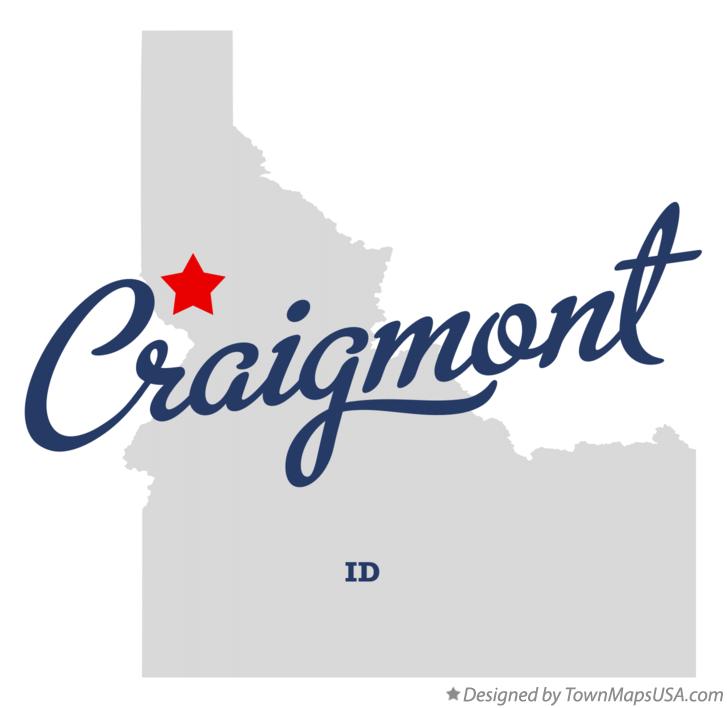 Map of Craigmont, ID, Idaho
