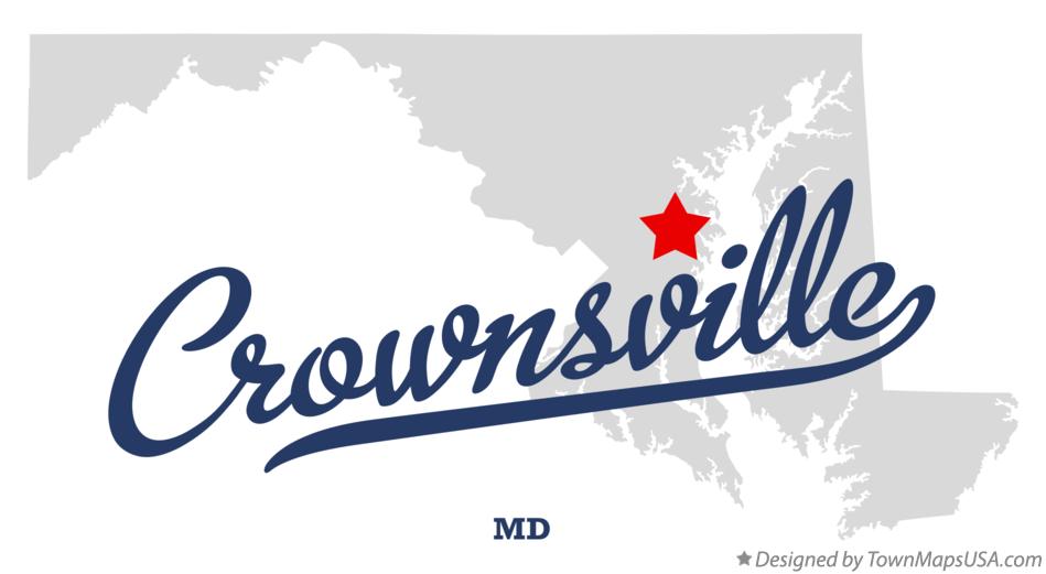Map of Crownsville, MD, Maryland