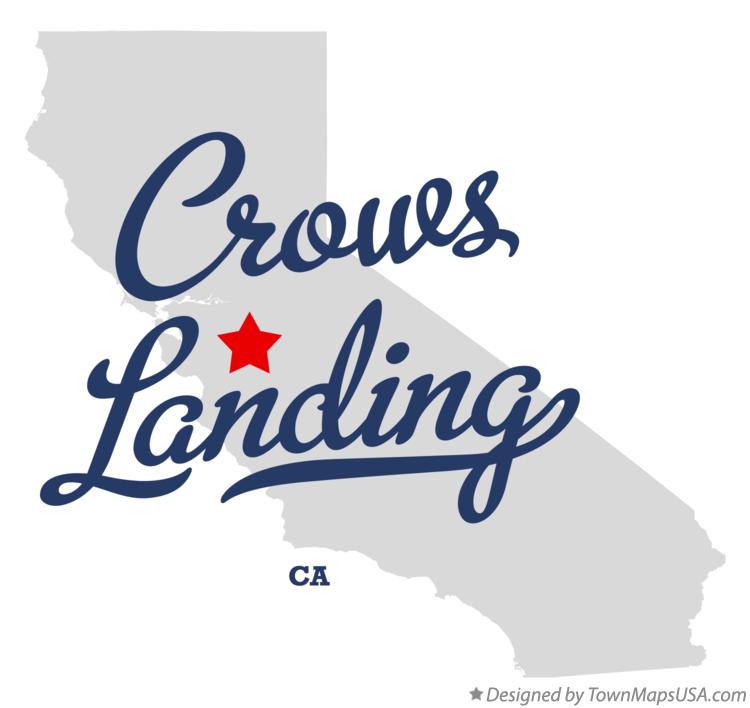 Map of Crows Landing, CA, California