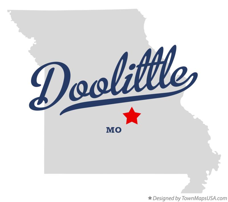 Map of Doolittle, MO, Missouri