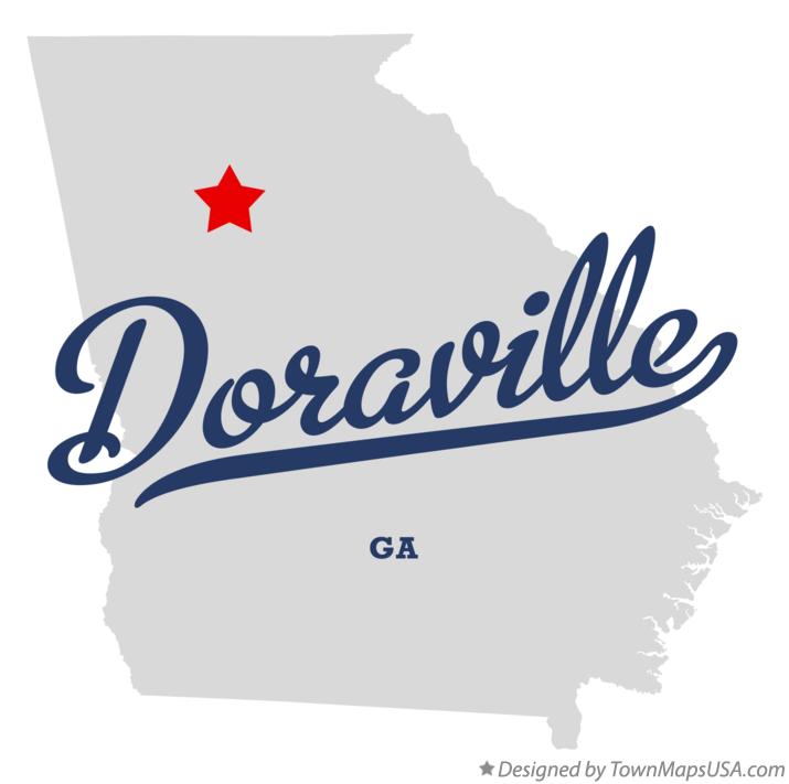 Map of Doraville, GA,