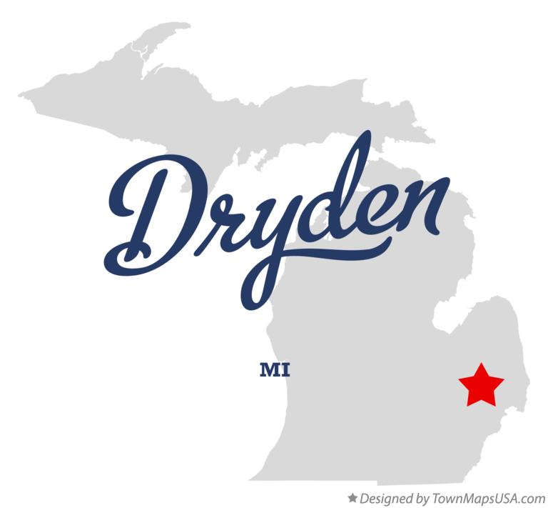 Map Of Dryden Mi at Jose Jacobs blog