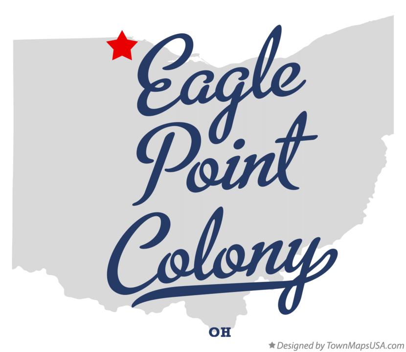 Map of Eagle Point Colony, OH, Ohio
