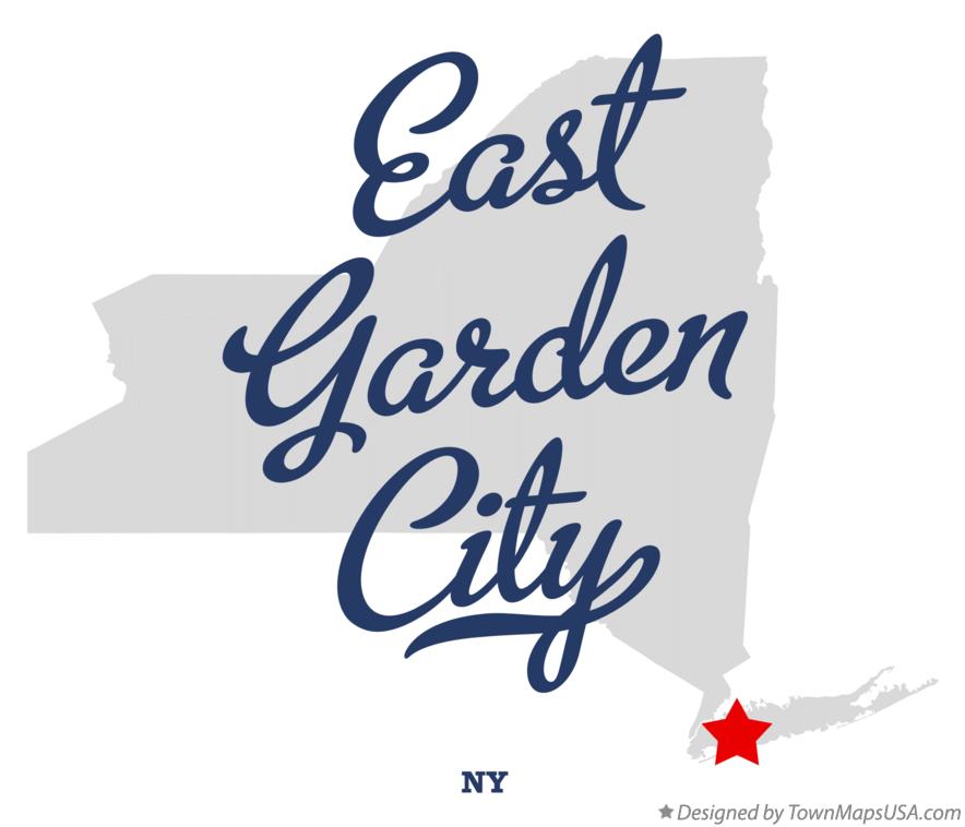 Map of East Garden City, NY, New York