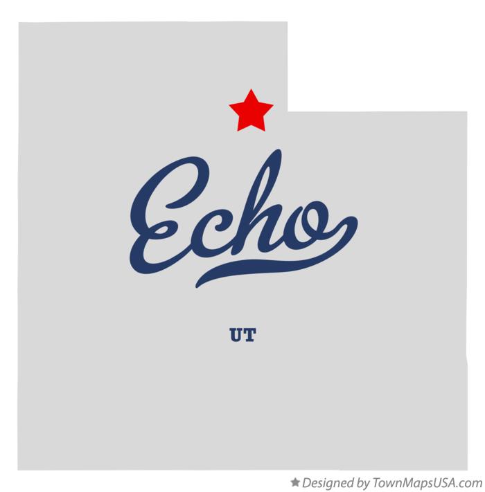 Map of Echo, UT, Utah