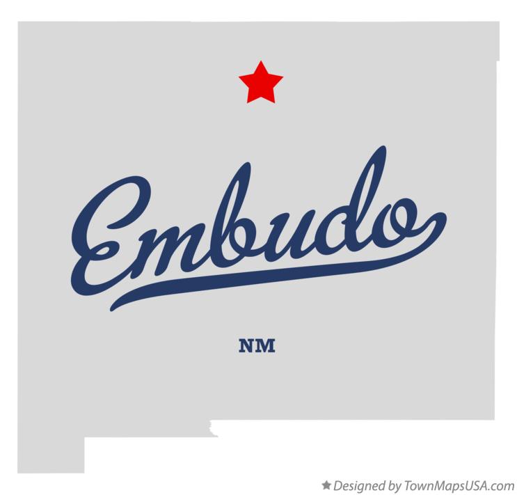 Map of Embudo, NM, New Mexico