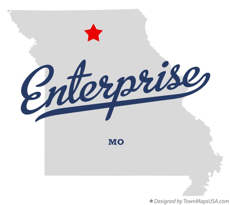 Map of Enterprise, MO, Missouri