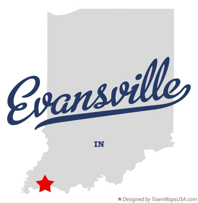 Map Of Evansville IN Indiana map-of-evansville-in-indiana