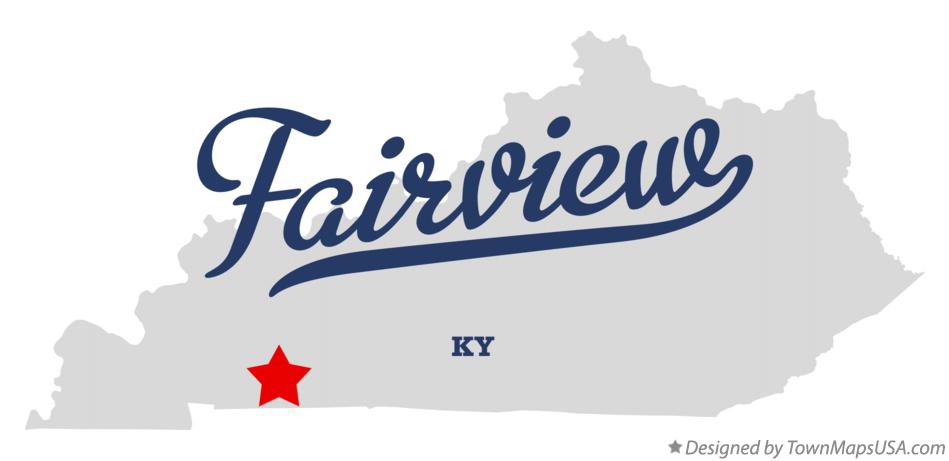 Map of Fairview, Christian County, KY, Kentucky Map of Fairview, Christian County, KY, Kentucky