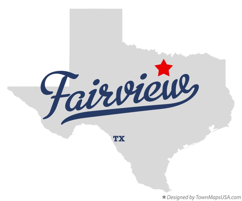 Map of Fairview, Wise County, TX, Texas