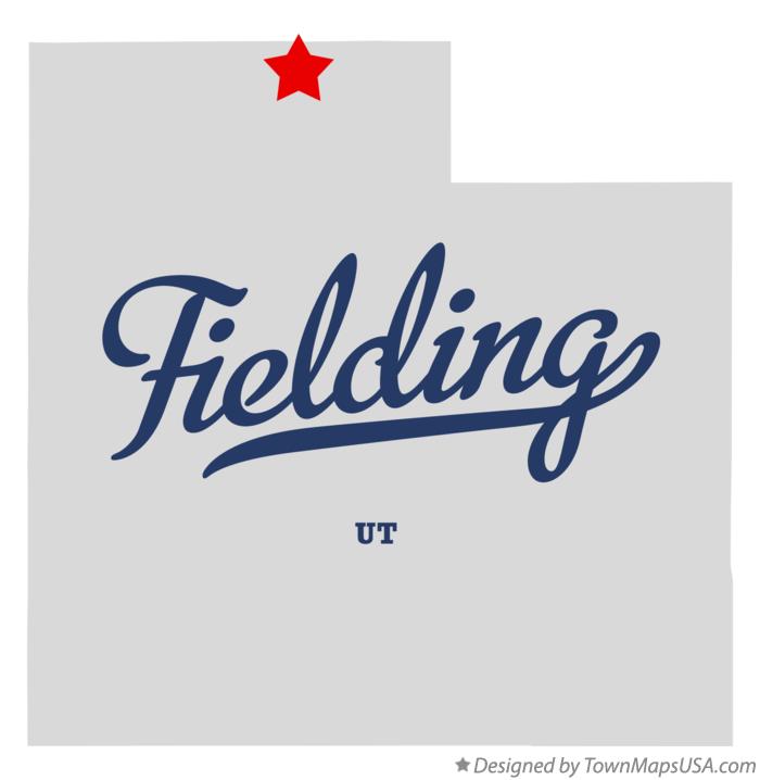 Map of Fielding, UT, Utah