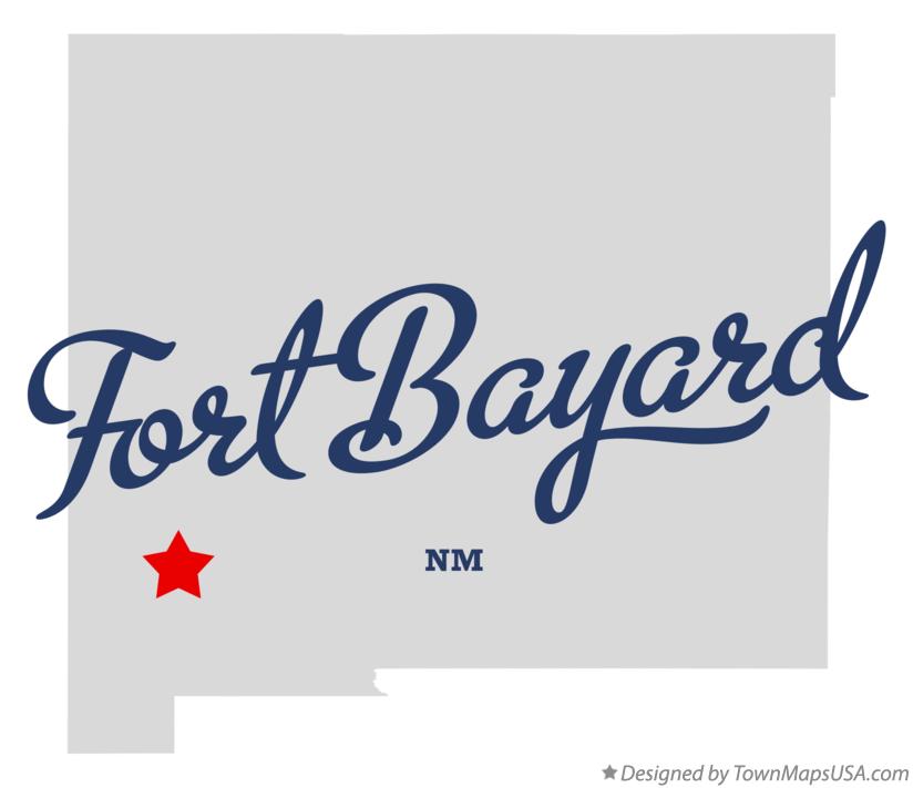 Map of Fort Bayard, NM, New Mexico