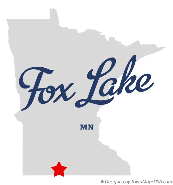 Map of Fox Lake, MN, Minnesota