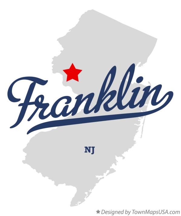 Map of Franklin, Hunterdon County, NJ, New Jersey
